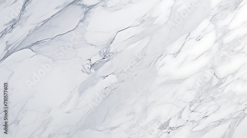 Carrara Elegant Marble Slab - Luxurious White Italian Stone Texture 