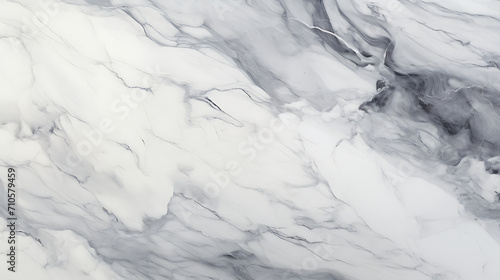 Carrara Elegant Marble Slab - Luxurious White Italian Stone Texture 