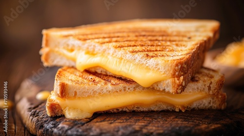 a cheesy grilled cheese sandwich
