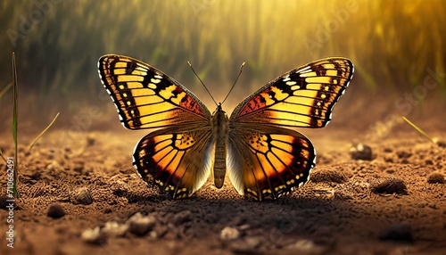 grunge butterfly illustration