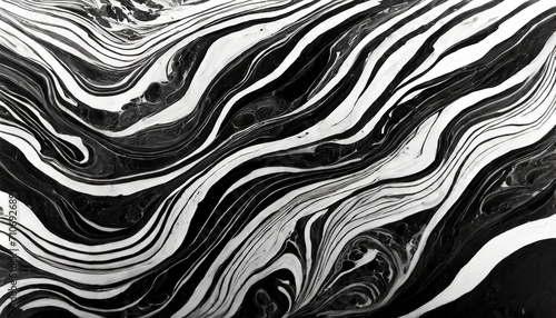 luxury black white art in eastern style natural pattern the ancient art of japanese marbling gouache painting can be used as a trendy background 