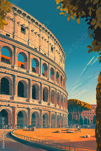 Radiant Colosseum - Ultradetailed Illustration for Creative Marvels