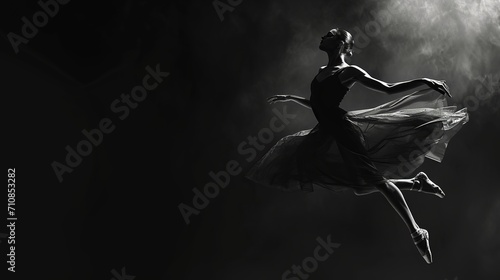 Silhouette of a ballerina