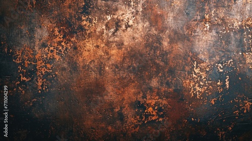 A detailed view of a rusted metal surface. This image can be used for industrial or grunge-themed designs