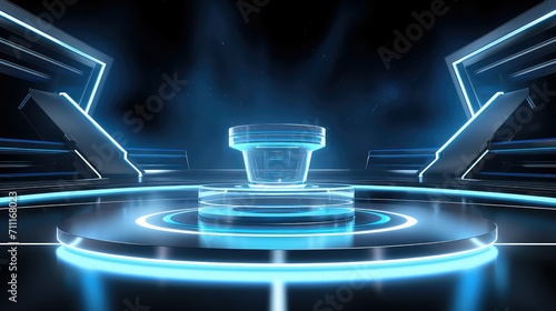 microphone stage podium background illustration performance theater, spotlight audience, applause actor microphone stage podium background