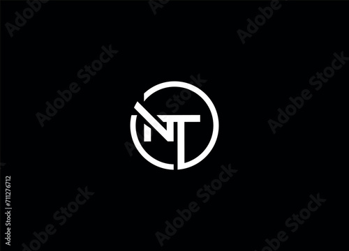 NT initial logo design vector template and monogram logo