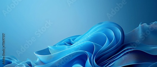 A modern graphic representation of water waves, with a calming blue color palette. 
