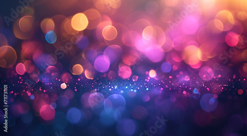 Enchanted Bokeh Dreamscape: Purple and Pink Glittering Celebration - carnivals - background - festivity 