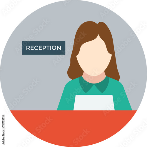 receptionist icon png. hotel icon vector png. beach icon png. tourist place vector icon. tourism, vacationist, globetrotting, hostel, visitor, traverse, travel icon png.