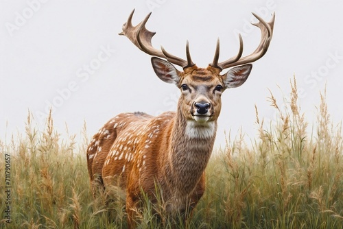 deer in the grass, wildlife picture