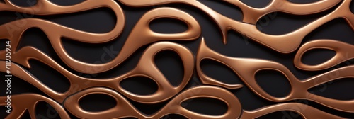 Bronze simple and sophisticated pattern
