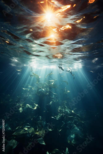 Underwater sunshine