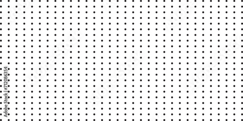 Dotted graph paper with grid.Polka dot pattern, geometric seamless texture for calligraphy drawing or writing.seamless pattern with dots.Grid paper.Blank sheet of note paper, school notebook.Vector il