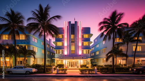 Miami Beach Art Deco Hotel This vibrant hotel showcase vacation