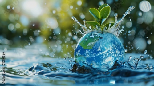 World water day. Relationship between water, ecosystems and human well being. The impact of climate change on water resources and innovative approaches towards sustainable water management