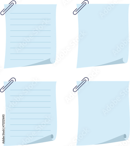 set of paper sheets
