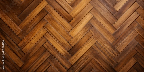 Parquet floor, brown, zigzag pattern, background