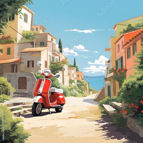 holiday in Italy (generative AI)