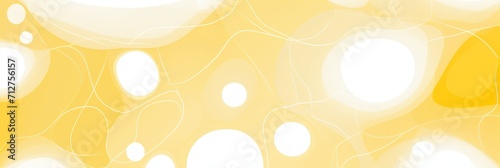 2D pattern white and light lemon bubble pattern simple lines