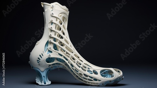 3d printed personalized prosthetics solid color background
