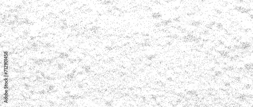 Grunge noise texture. Dirty grain background. Dotted halftone gradient overlay. Sand dust distressed wallpaper. Vector grungy grit pattern. Black white random dot texture for poster, banner, print.