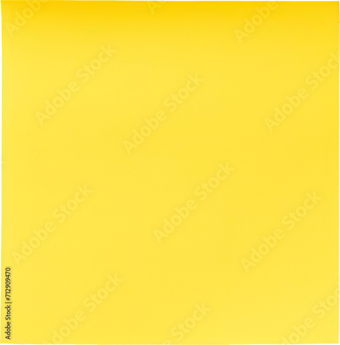 Sticky note isolated on transparent background. PNG