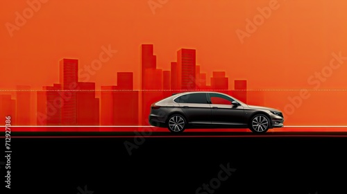 Vehicle to vehicle communication for safety solid color background