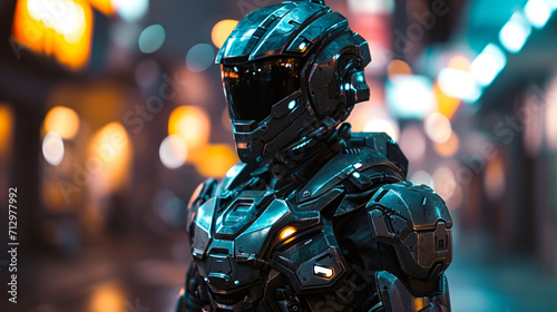 A scene showing a tech-savvy superhero in a high-tech suit, engaged in a cyber-battle.