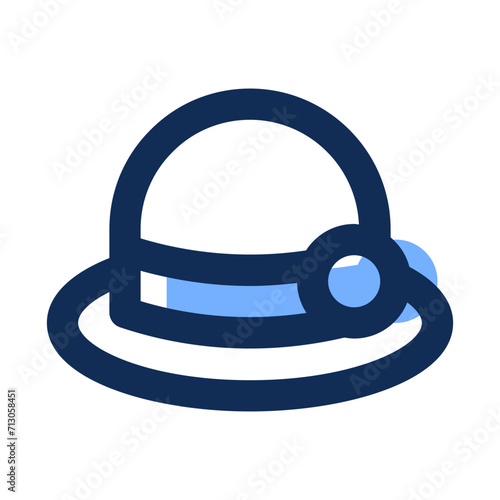 pamela hat filled line icon
