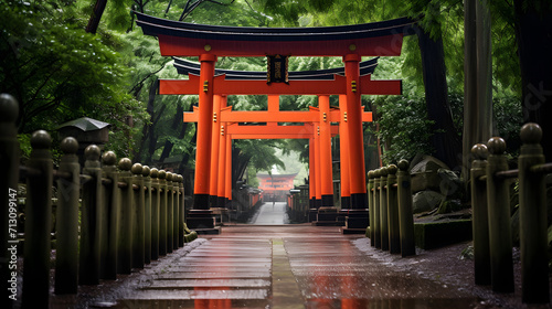 Fushimi Inari Shrine gate Shinto