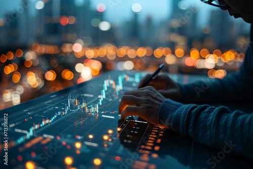 Discover the stock market forecast for 2024 using insightful graphics of entrepreneurs strategizing for sustained investment and future company expansion.