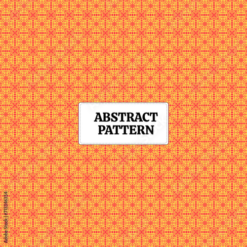 A pattern of orange and beige shapes on a beige background. This asset is suitable for backgrounds, textiles, packaging, stationery, and various design projects with a modern and warm aesthetic.