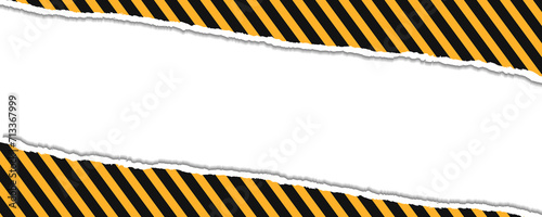 Black and yellow warning line striped rectangular background, yellow and black stripes on the diagonal. Industrial warning background, warn caution, construction, safety