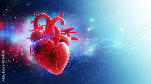 an animation that simulates a heartbeat, with the heart expanding and contracting, synchronized with the concept of systolic and diastolic pressures.