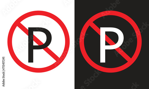 no or not parking sign 