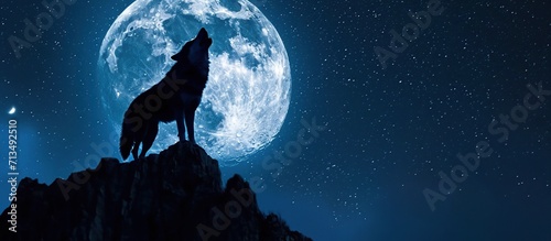 wolves howl on full moon nights