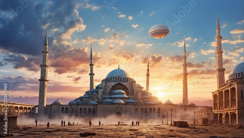 Model of Beautiful mosque
