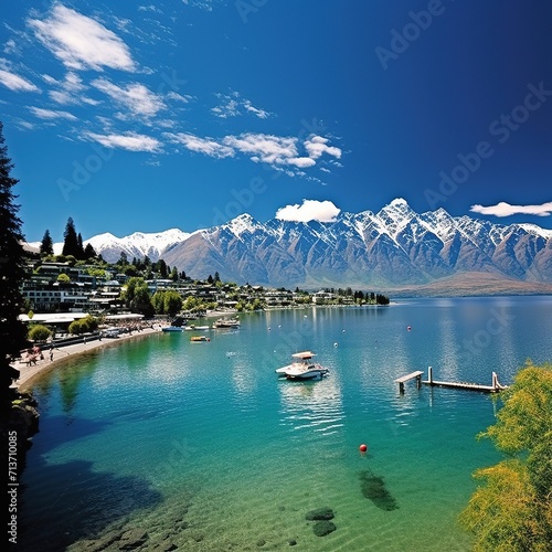 Queenstown: New Zealand Surrounded by the Remarkables mountain range – a beloved ski area – this lakefront resort town attracts active adventurers from around the world. 