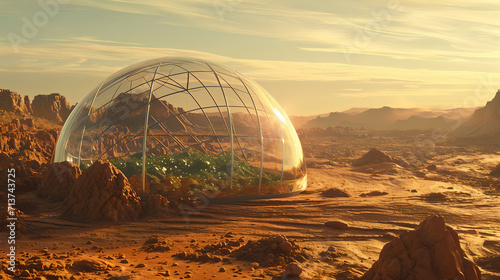 glass house plants in mars 