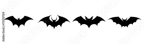 silhouette of bats