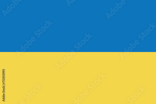 Ukraine flag national emblem graphic element illustration template design. Flag of Ukraine - vector illustration