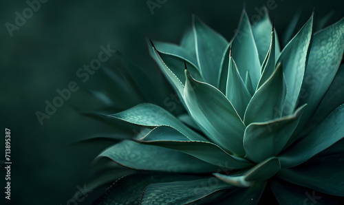 green agave plant, Generative AI