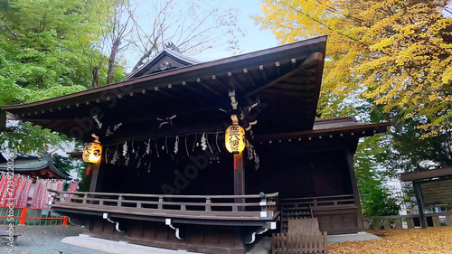 Konno Hachimangu Shrine is a sanctuary near Shibuya Station in Tokyo, Japan, where buildings from the Edo period remain. The origin of the name Konnomaru, a warrior monk and military commander of the 