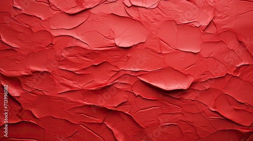 Red glued paper textured, hyper realistic, hyper detailed,