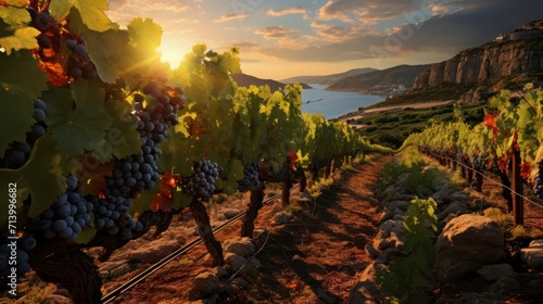 Flourishing Vines Spanning the Family Vineyards, Signaling a Bountiful Season Ahead