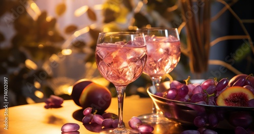 A Plum's Magical Infusion in Prosecco Cocktails for a Palate Pleaser