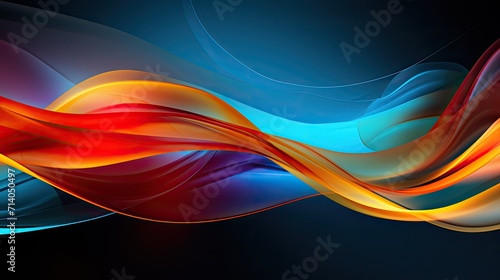 Rendered Abstract Vector Background, Generative AI