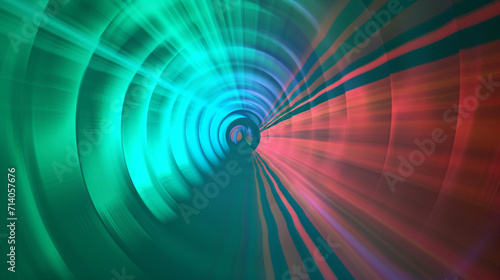 Turquoise And Red Spectrum Illusion Light Show. Rainbow Colors Gradient Animation. Copy paste area for texture