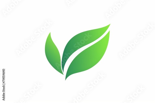 Leaf logo illustration icon