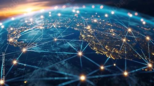 Global Connectivity: Bridging Continents in a Digital Web